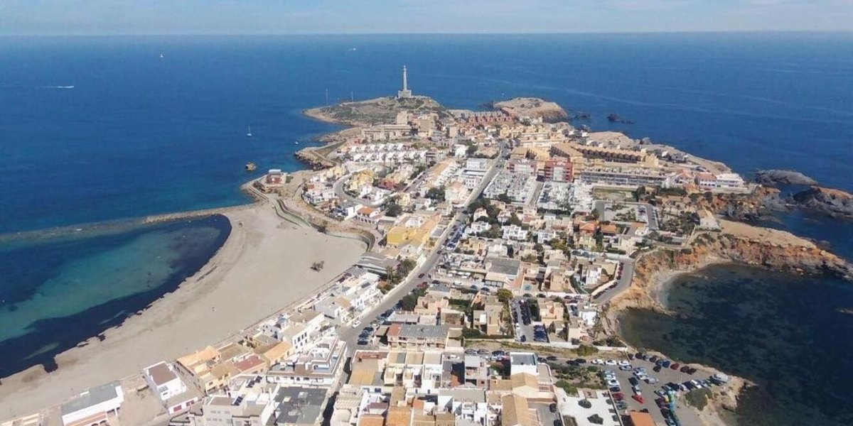 Luftaufnahme von Cabo de Palos